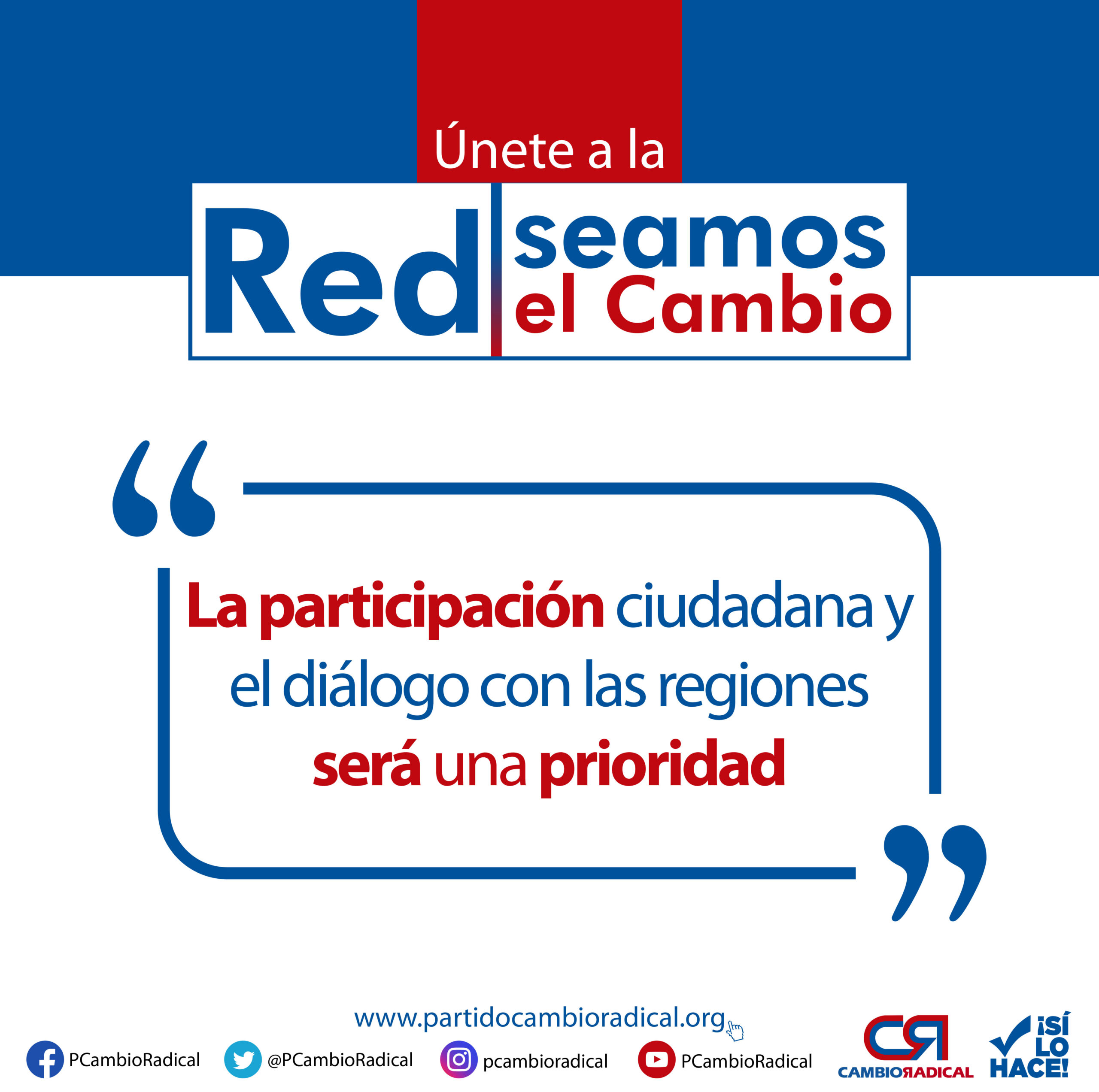 Red Seamos el Cambio - Cambio Radical